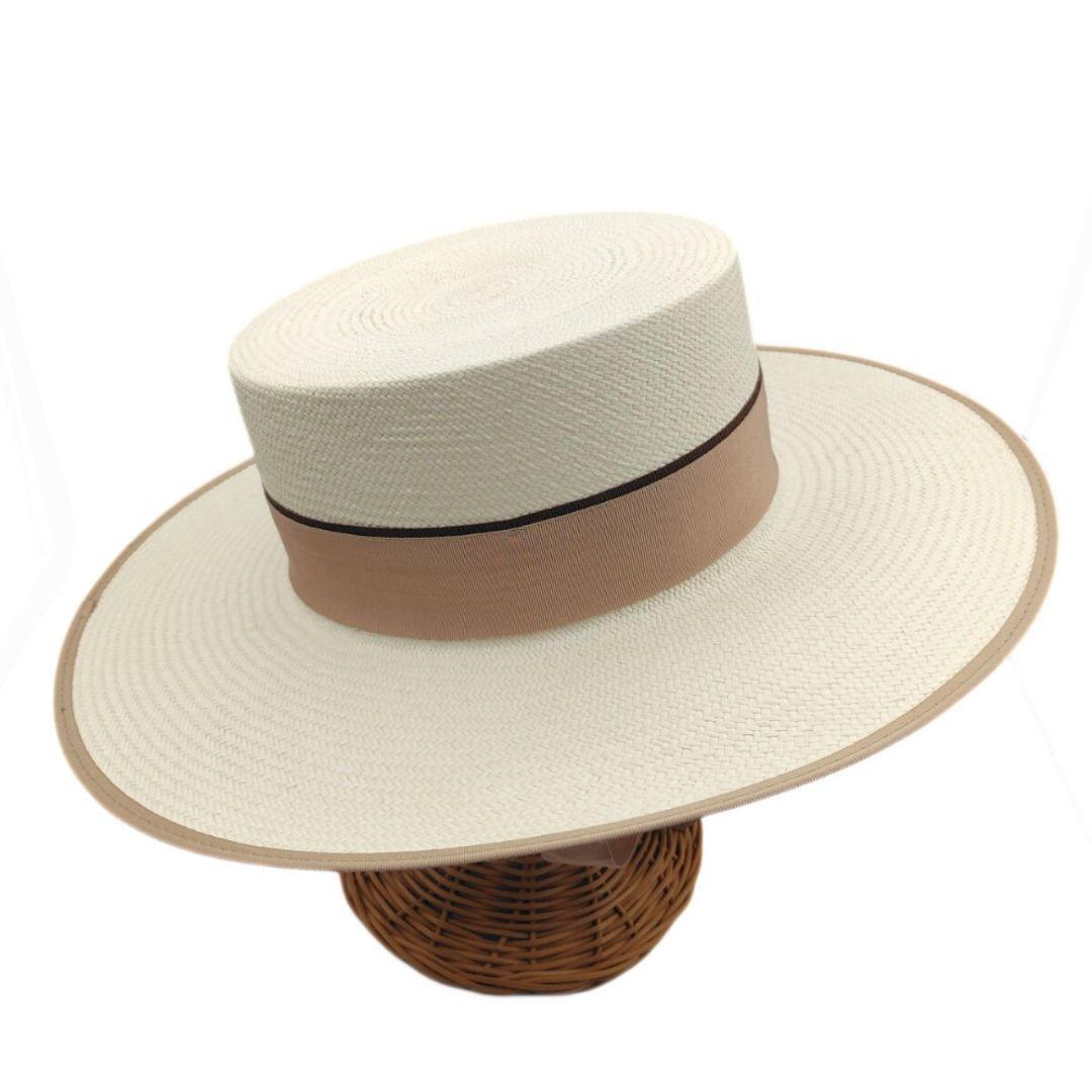 DIOR ディオール ロデオハット ストロー 57cm ブリムハッド 麦わら帽子