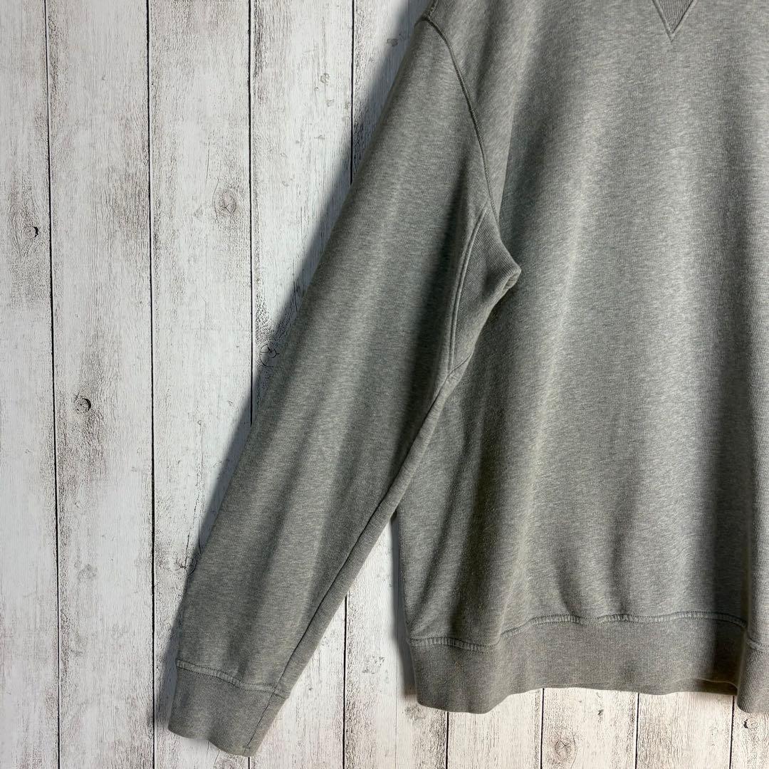 334【タグ付き・XXL】ストーンアイランド☆ワッペン入りスウェット グレー