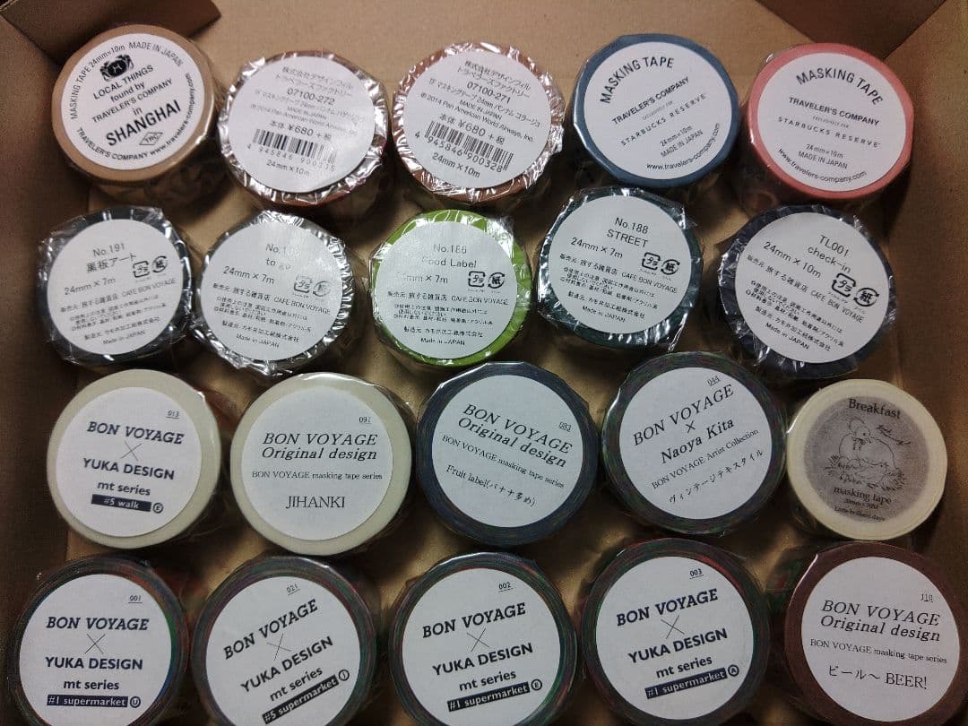 カフェ・ボンボヤージュ　トラベラーズファクトリー・他　マスキングテープ