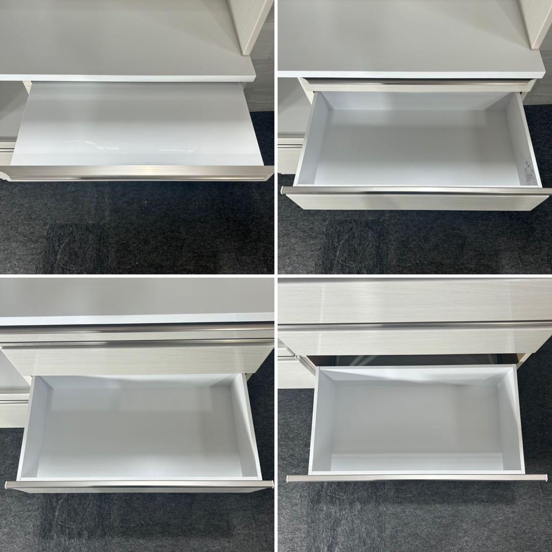 三幸ジャパン 食器棚 HYUI-120 キッチンボード シンプル d4493