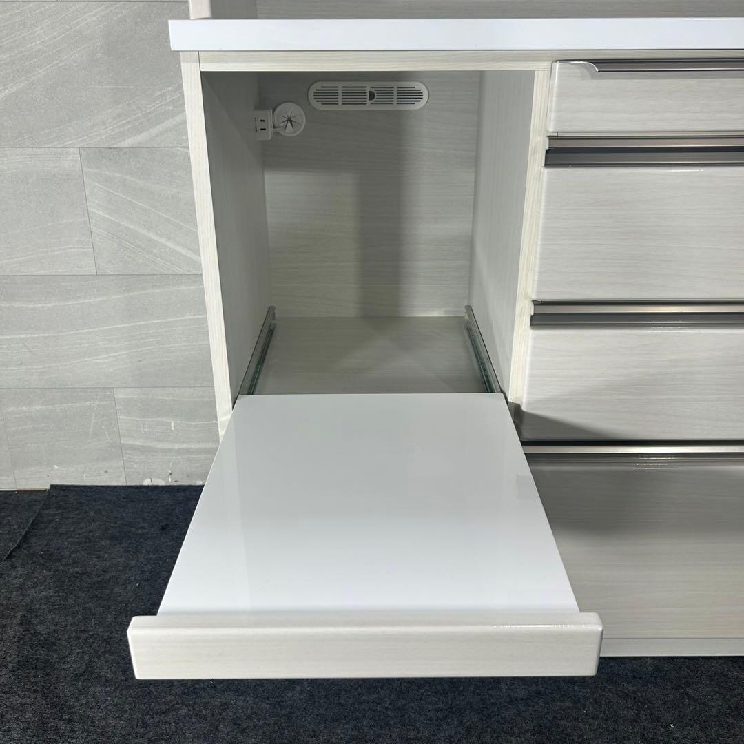 三幸ジャパン 食器棚 HYUI-120 キッチンボード シンプル d4493