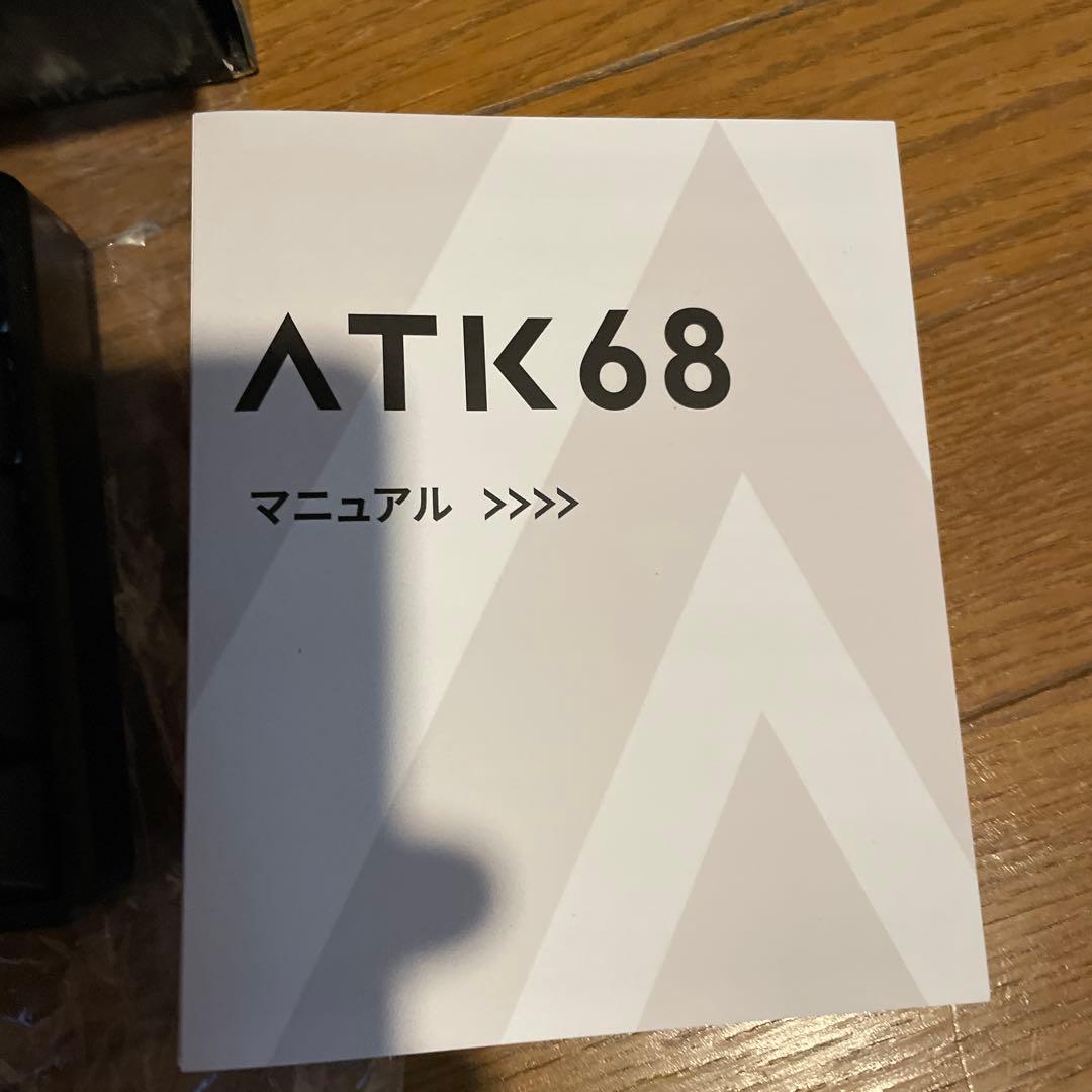 ATK 68 黒色 英語配列 キーボード 本体