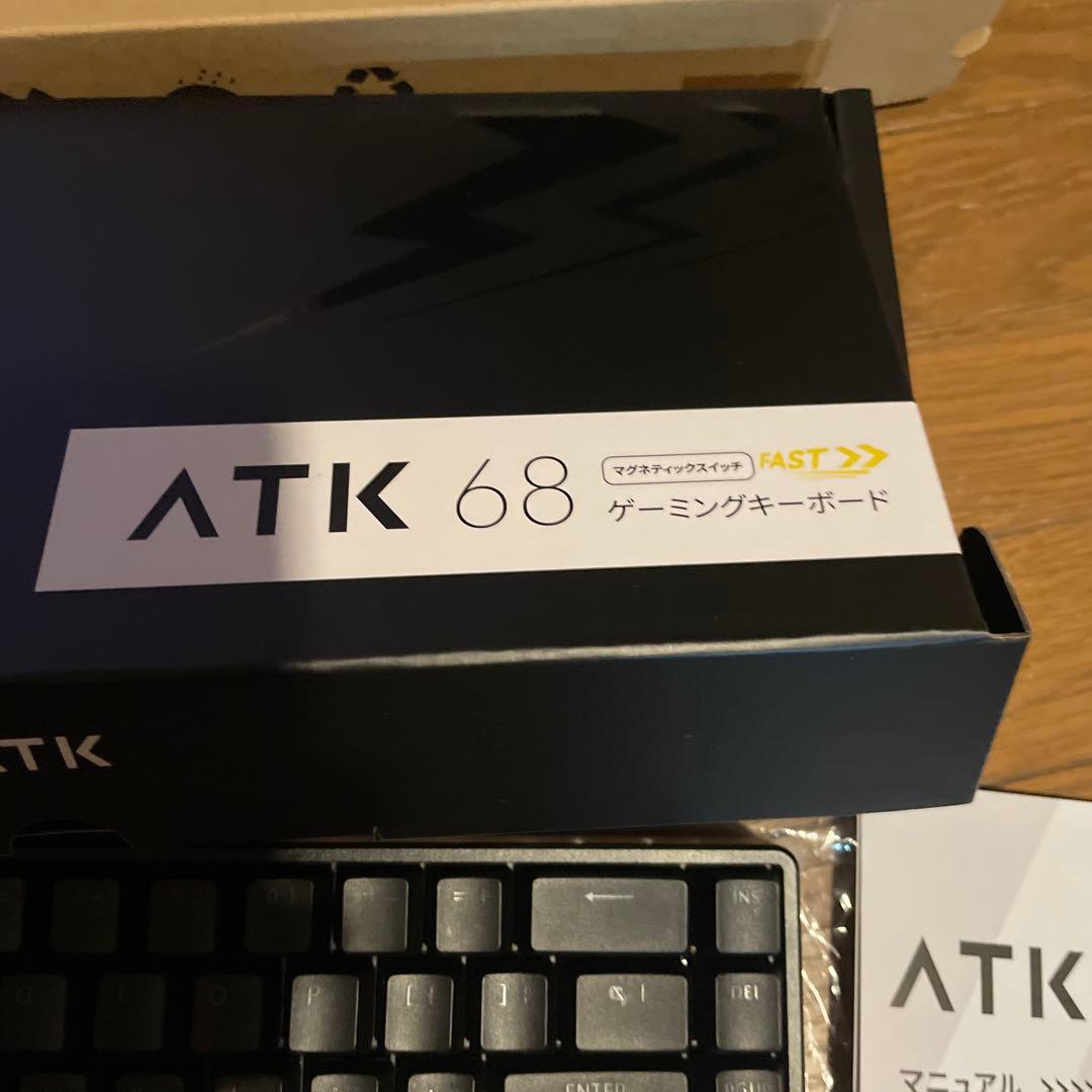 ATK 68 黒色 英語配列 キーボード 本体