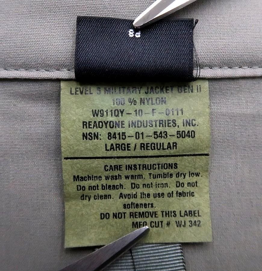 新品 LR 米軍実物 パタゴニア MARS レベル5 ソフトシェルジャケット