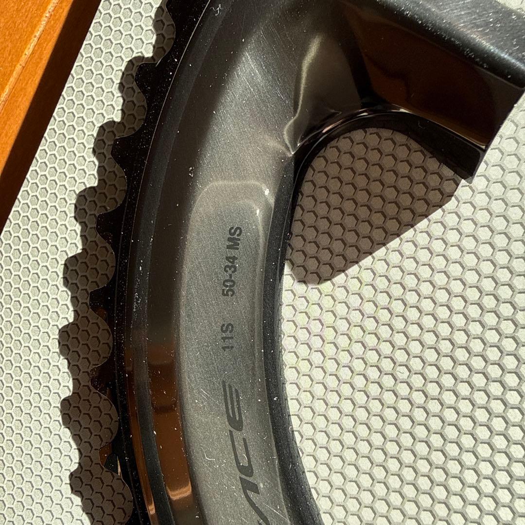 未使用 シマノ FC-R9100 50-34Tチェーンリングセット