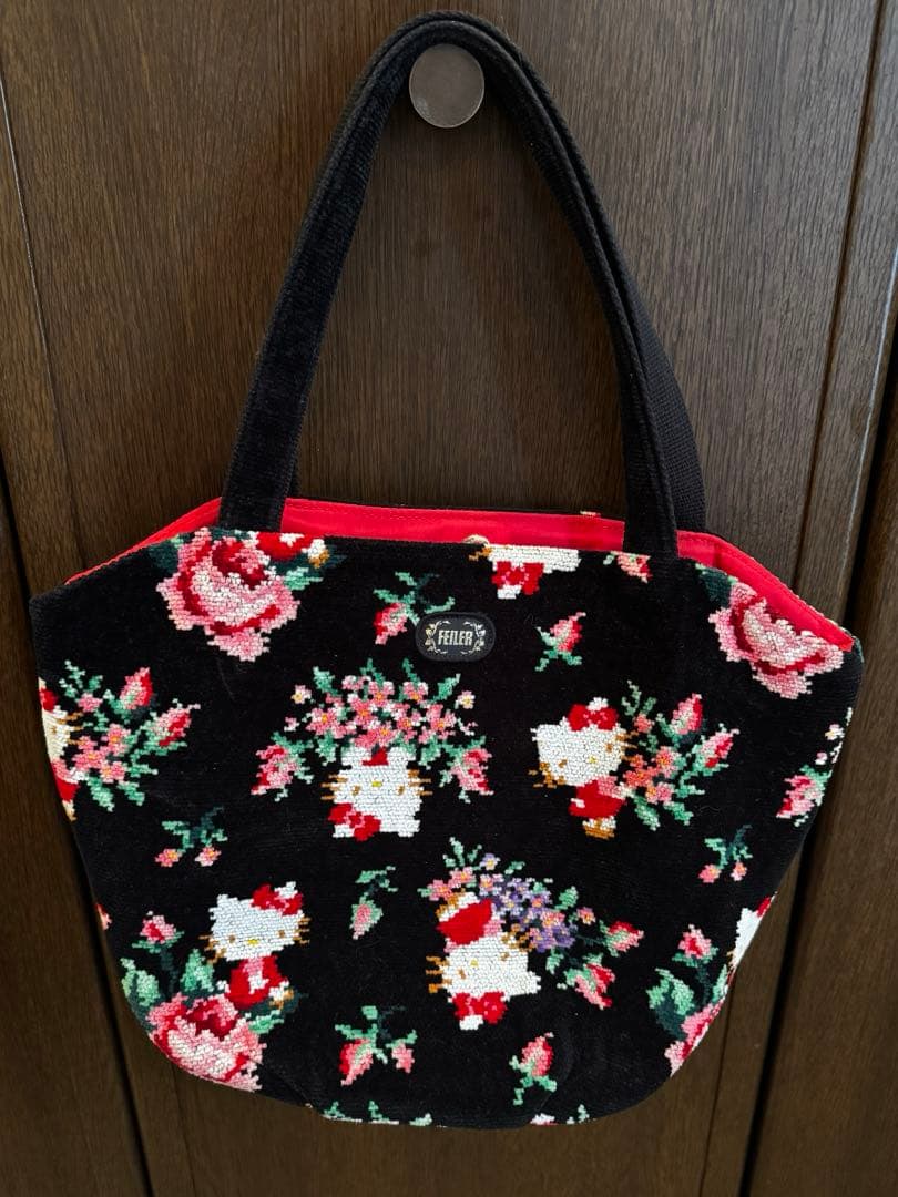 【美品】FEILER フェイラー　ハローキティ　バッグ