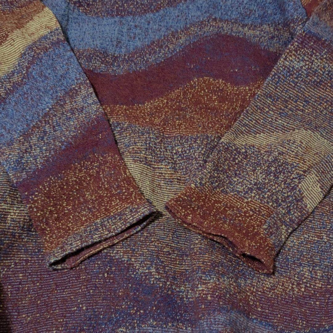 ヨーガンレール 現行 サハラチュニック 総柄 赤系 M