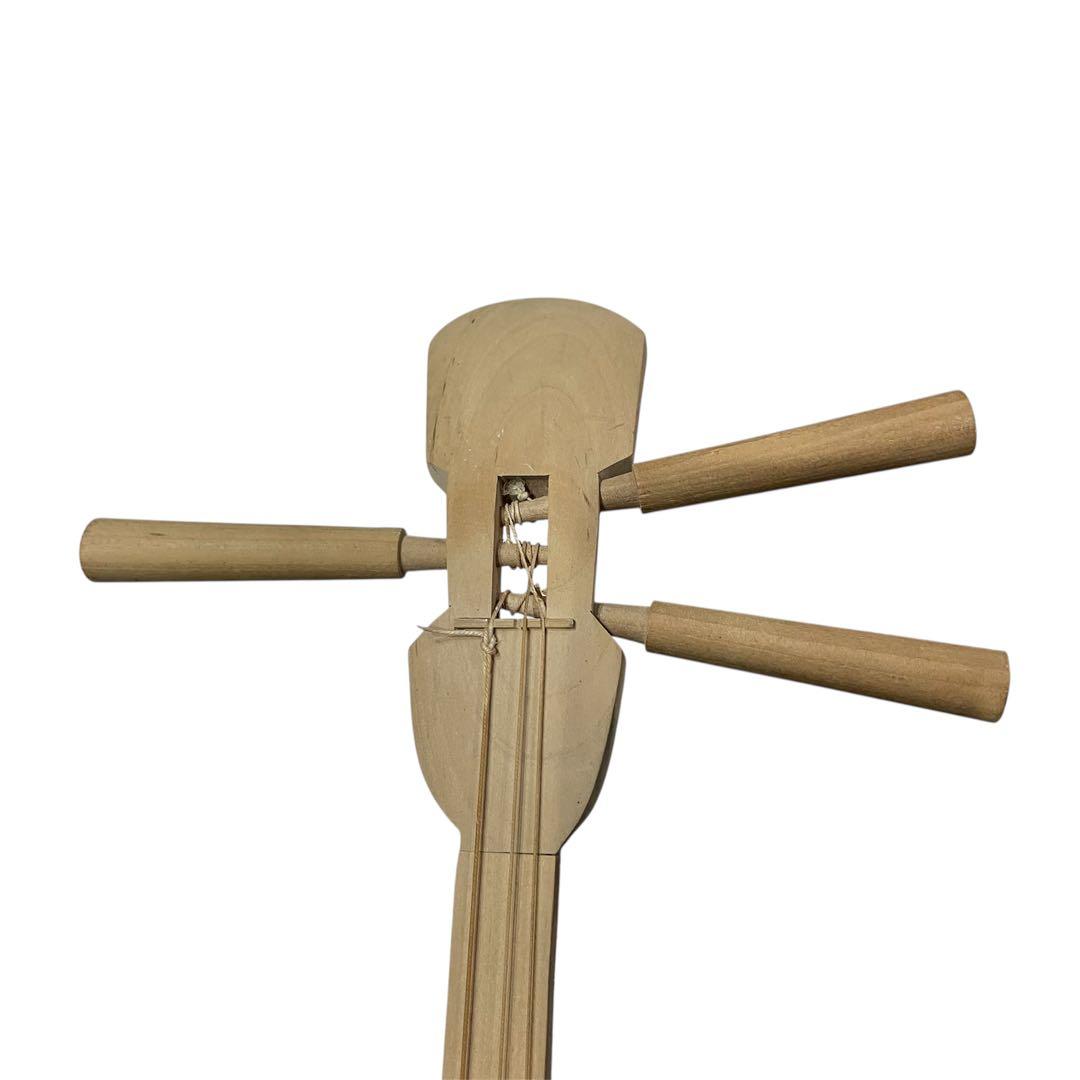 【超希少品】ナチュラルウッド　三線　木製ボディDIY・練習用・インテリアにも
