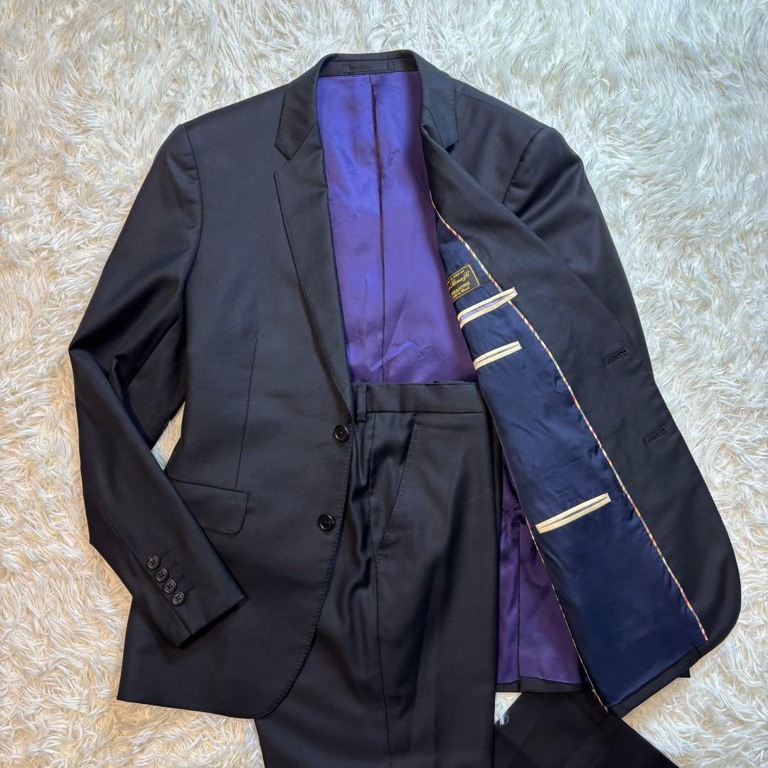 Paul Smith ポールスミス ロロピアーナ 総裏パープル XLサイズ