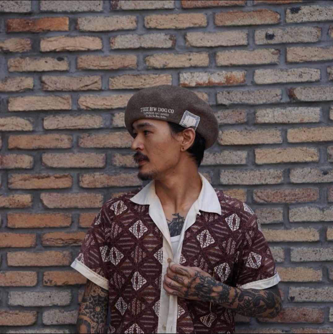 THE HW DOG CO ベレー帽 ブラック