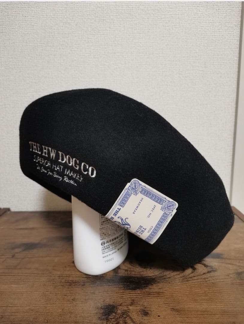 THE HW DOG CO ベレー帽 ブラック