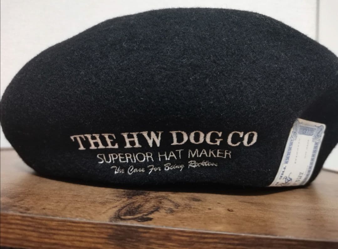 THE HW DOG CO ベレー帽 ブラック