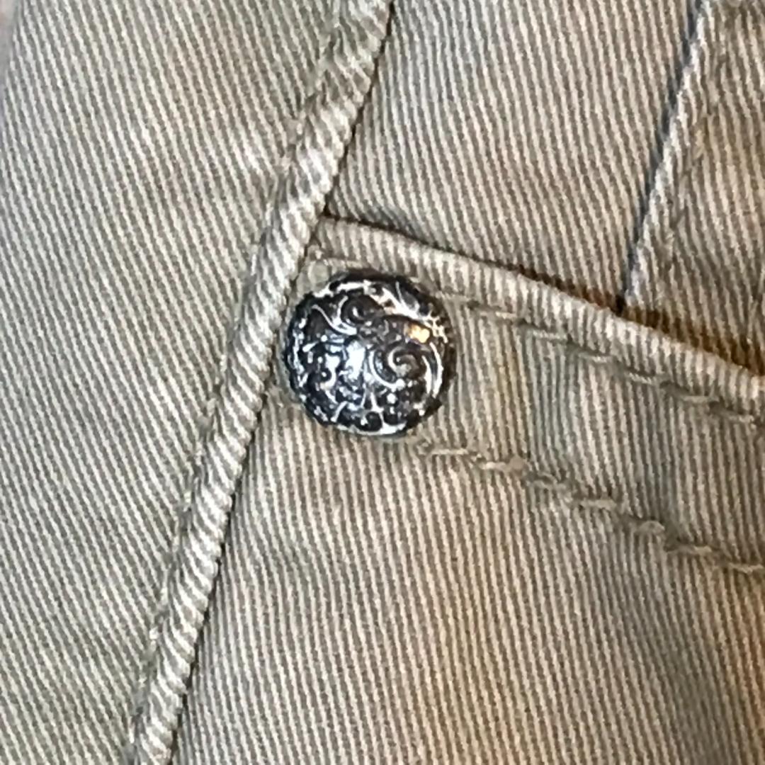 メンズ【美品 Red Pepper Ed Hardy】30 刺繍 チノ タトゥ