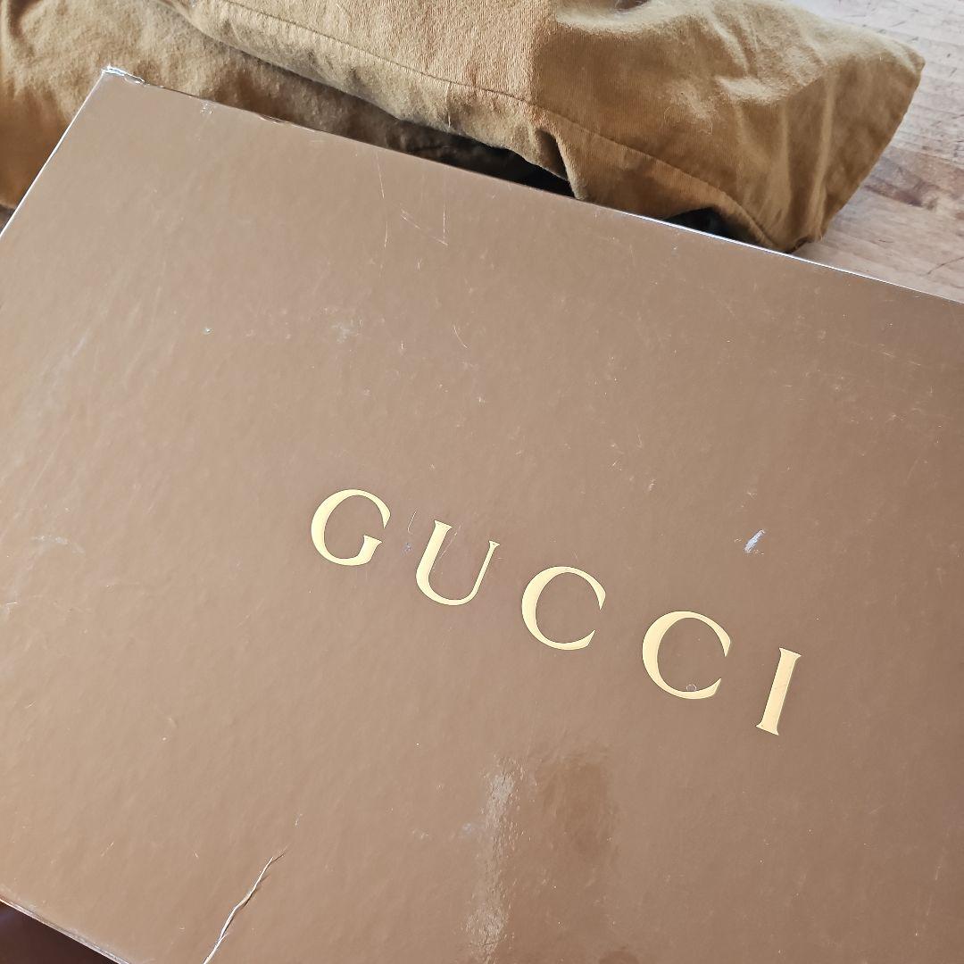 GUCCIレインシューズ38サイズ