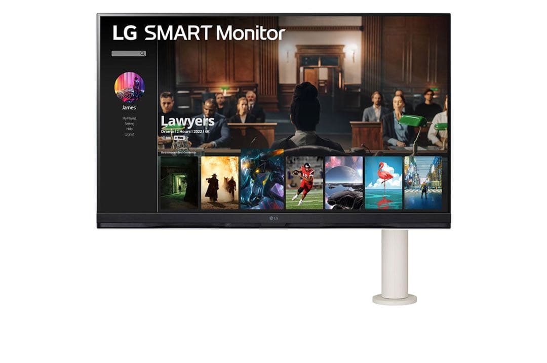 LG 4K スマートモニター 32SQ780S-W/31.5インチ