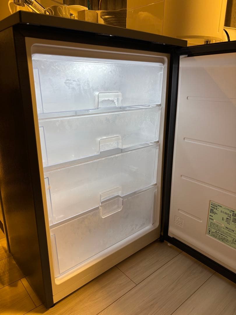 【kozi】アイリスオーヤマ スリム冷凍庫 IUSN-7A-B