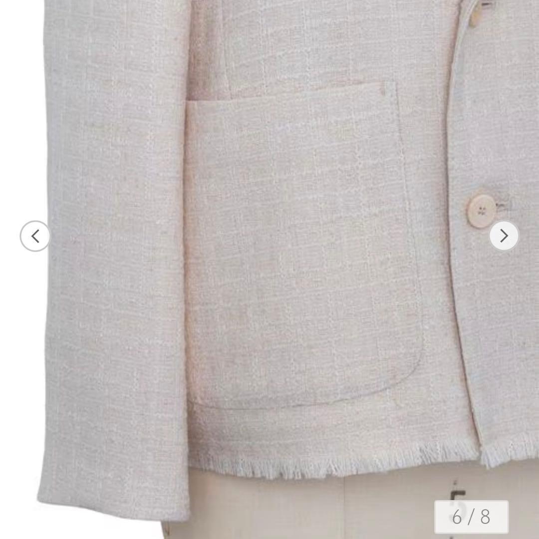 drawer spring ツイードフリンジ　テーラードジャケット　アウター