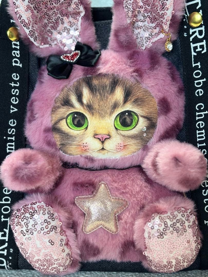 さ*ー様 コヤンイサムチョン　ハンドメイド　トートバッグ　サンダーちゃん　ピンク