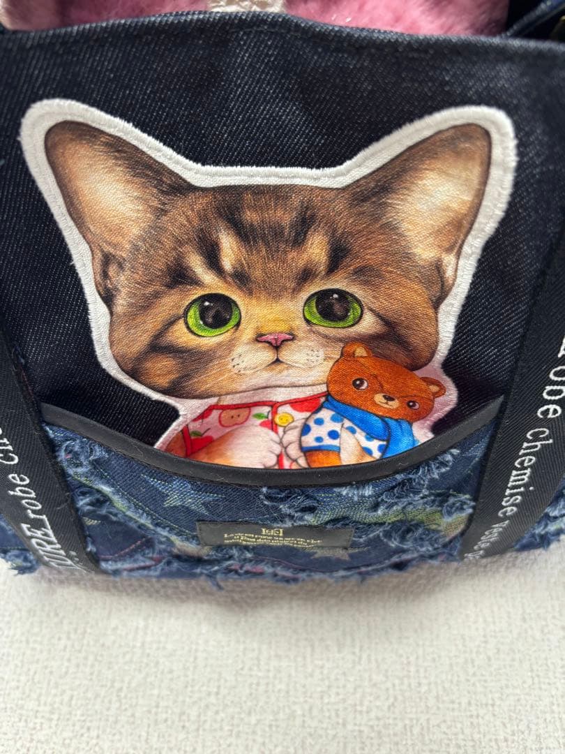 さ*ー様 コヤンイサムチョン　ハンドメイド　トートバッグ　サンダーちゃん　ピンク