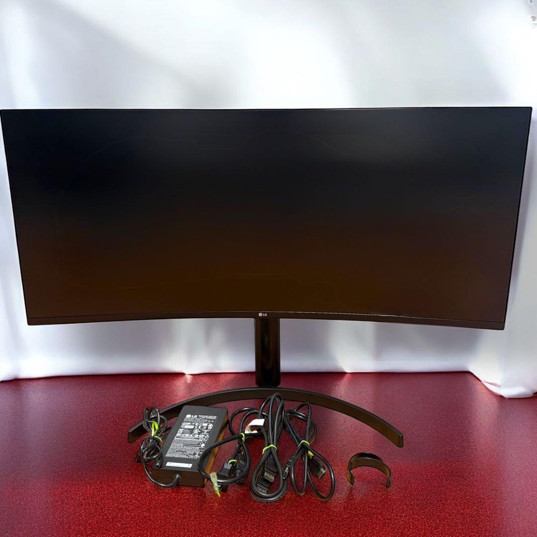 ☆良品 LG 35WN75C B 湾曲 モニター ディスプレイ 35インチ