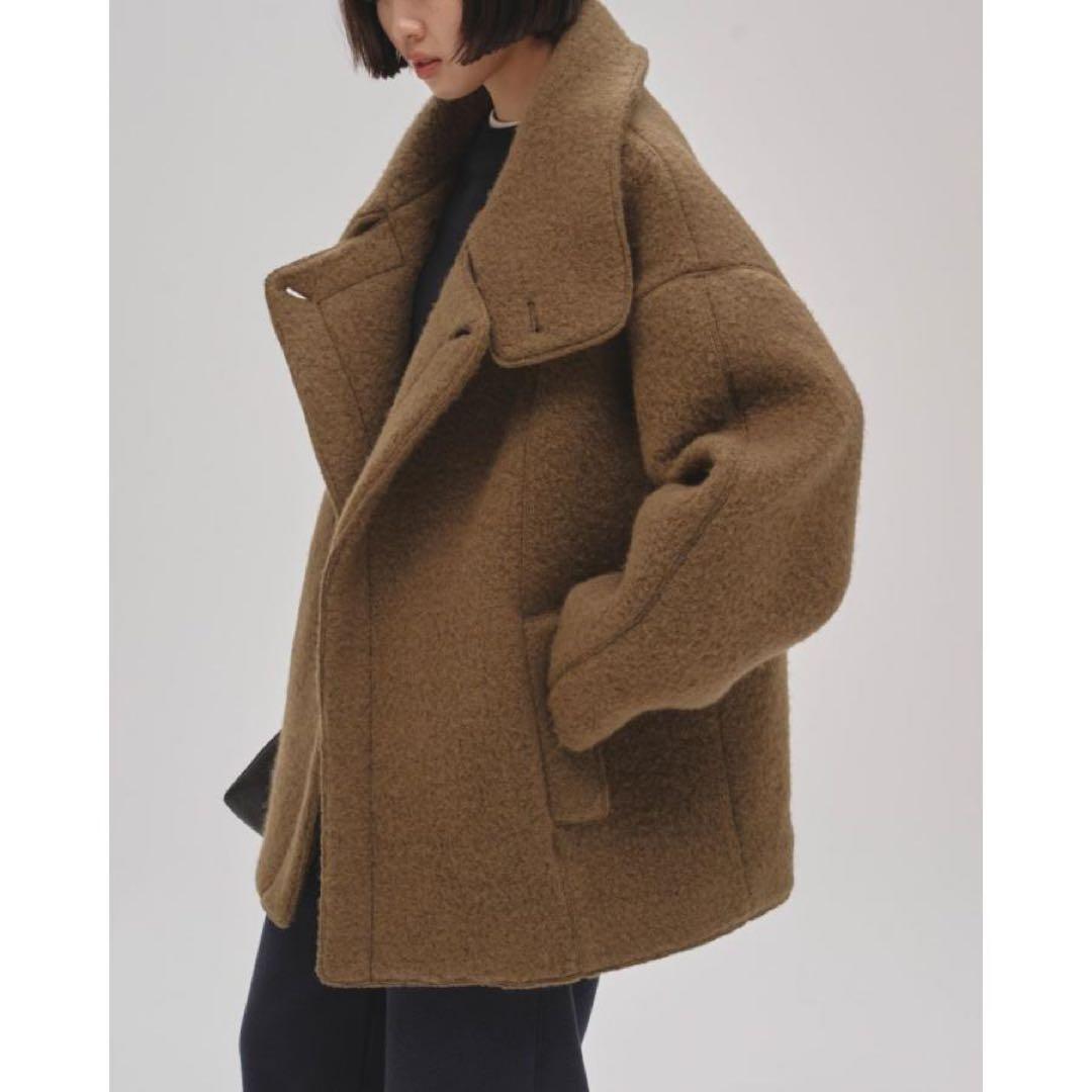 新品未使用_TODAYFUL Standcollar Boucle Jacket