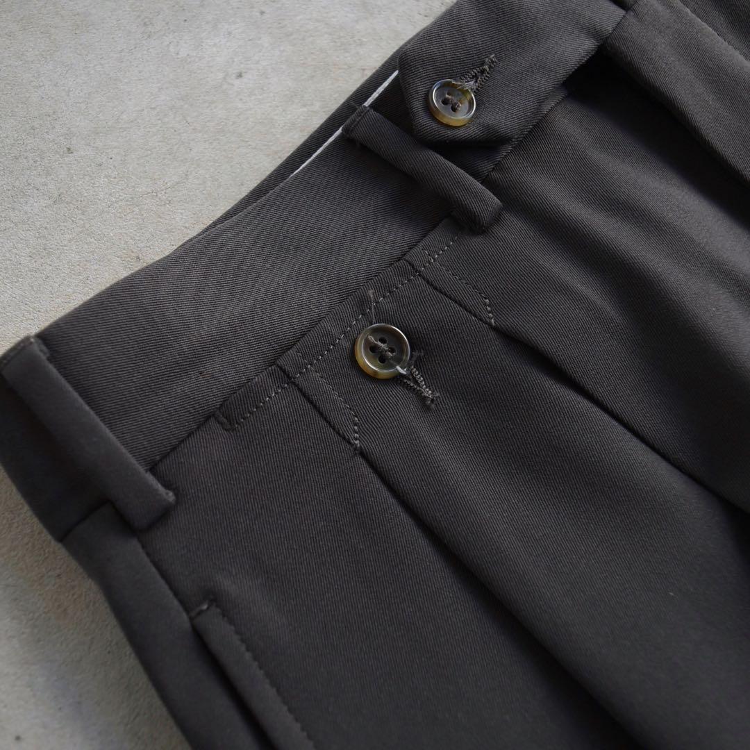 90s Façonnableファソナブル ツータックスラックス W34 L30