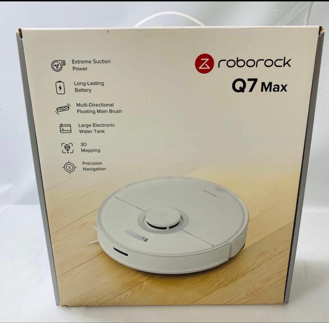 未使用品 Roborock Q7Max ロボット掃除機 白
