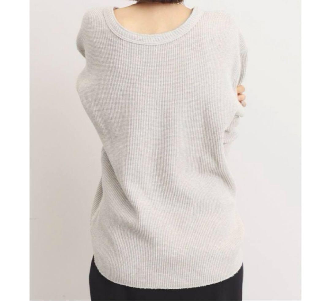 アパルトモングッドグリーフ PRINTED HENLEYNECK TOP