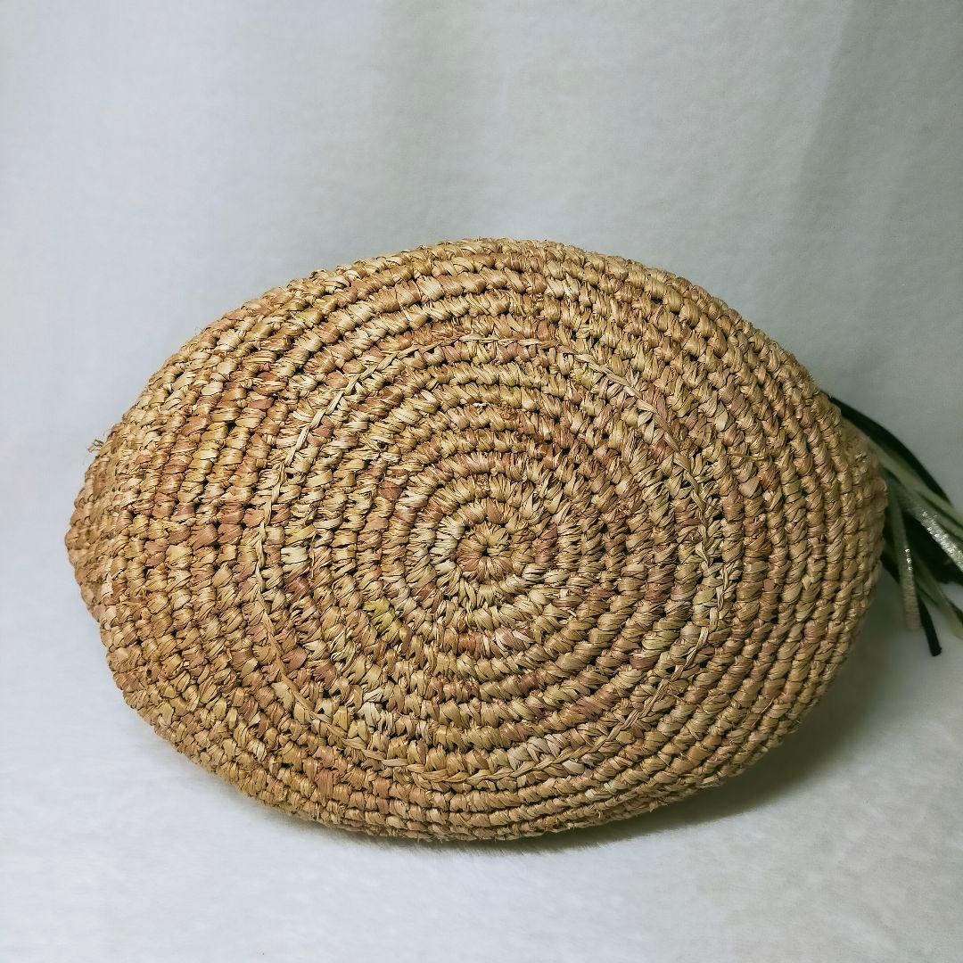 VIOLAd'ORO ヴィオラドーロ カゴバッグ ショルダー 2way タッセル