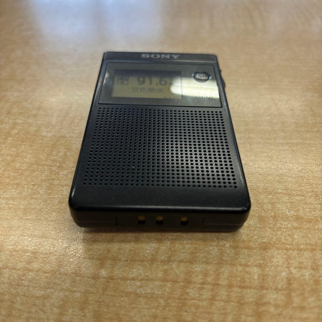 SONY SRF-R356 FM/AMポケットラジオ※イヤホン破損