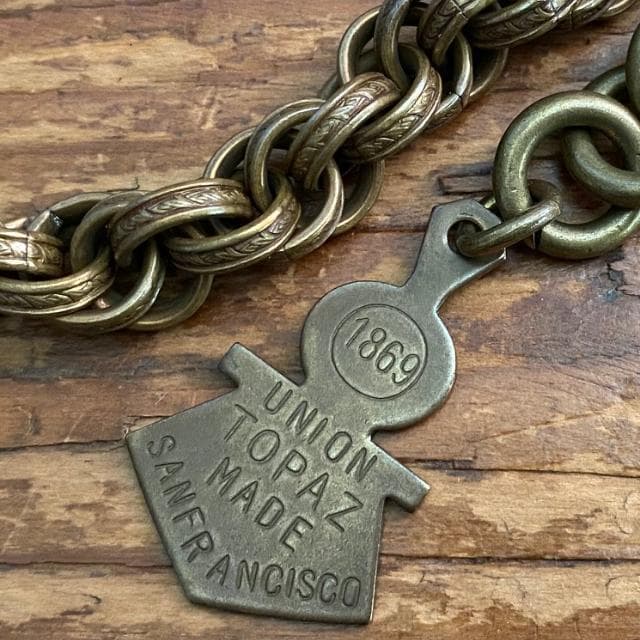 廃盤 TOPAZ トパーズ Brass 真鍮 ブラス ウォレットチェーン