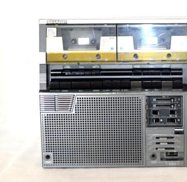 ジャンク☆SHARP THE SEARCHER-W GF-828SB ラジカセ