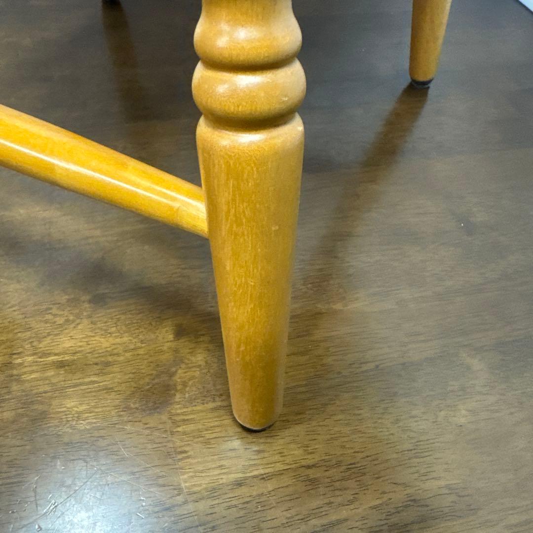 ろん 【美品】 木製 ベビーチェア キッズチェア