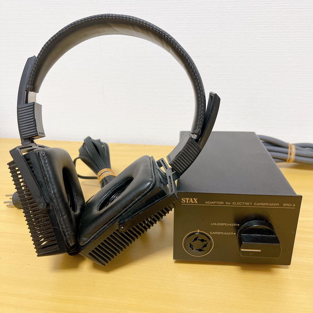 STAX スタックス ADアダプター　ヘッドホンセット SRD-4 SR-80