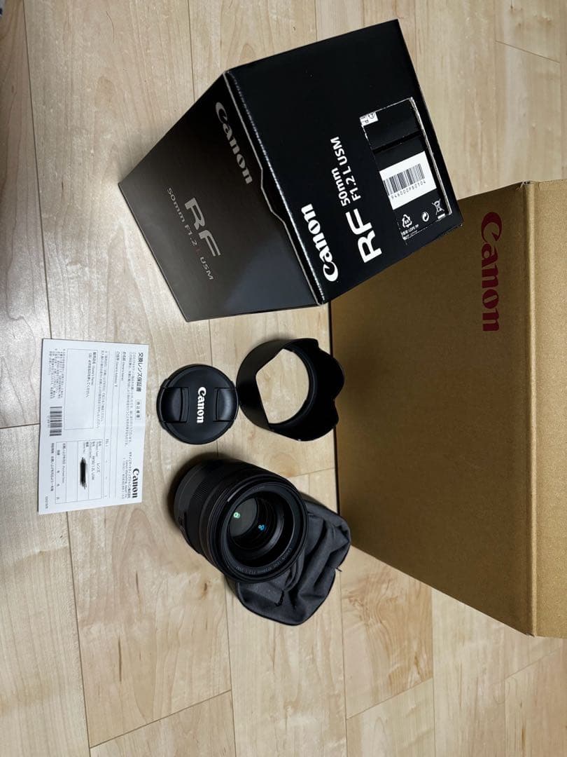 ほぼ新品 CANON RF 50mm F1.2L USM 単焦点レンズ