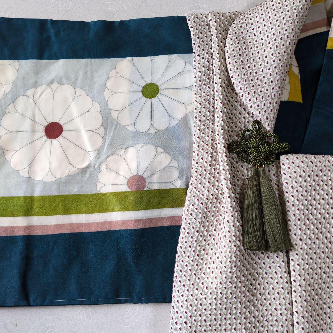 赤ちゃん着物と正絹総絞りの被布（中綿無し）