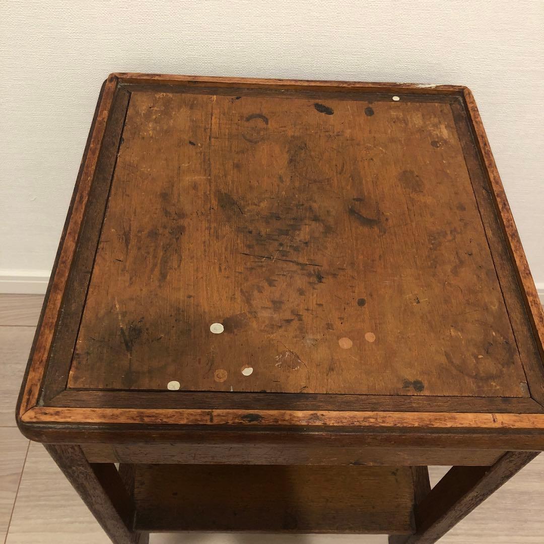 R*C様 ヴィンテージタイルトップ　サイドテーブル　アンティーク古道具