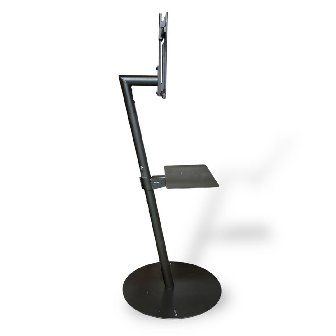 イコールズ　テレビスタンド wall A2ハイタイプ 黒 サテンブラック