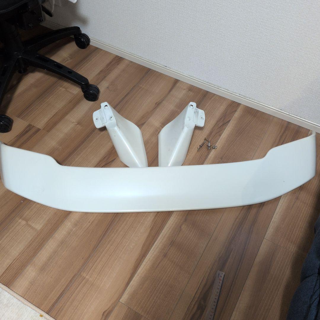 CR-Z無限風リアスポイラー パールホワイト塗装み使用品