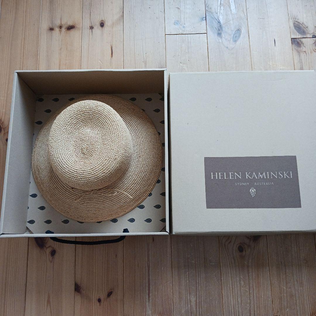 HELEN KAMINSKI ヘレンカミンスキー　ベージュ 麦わら帽子 箱付き