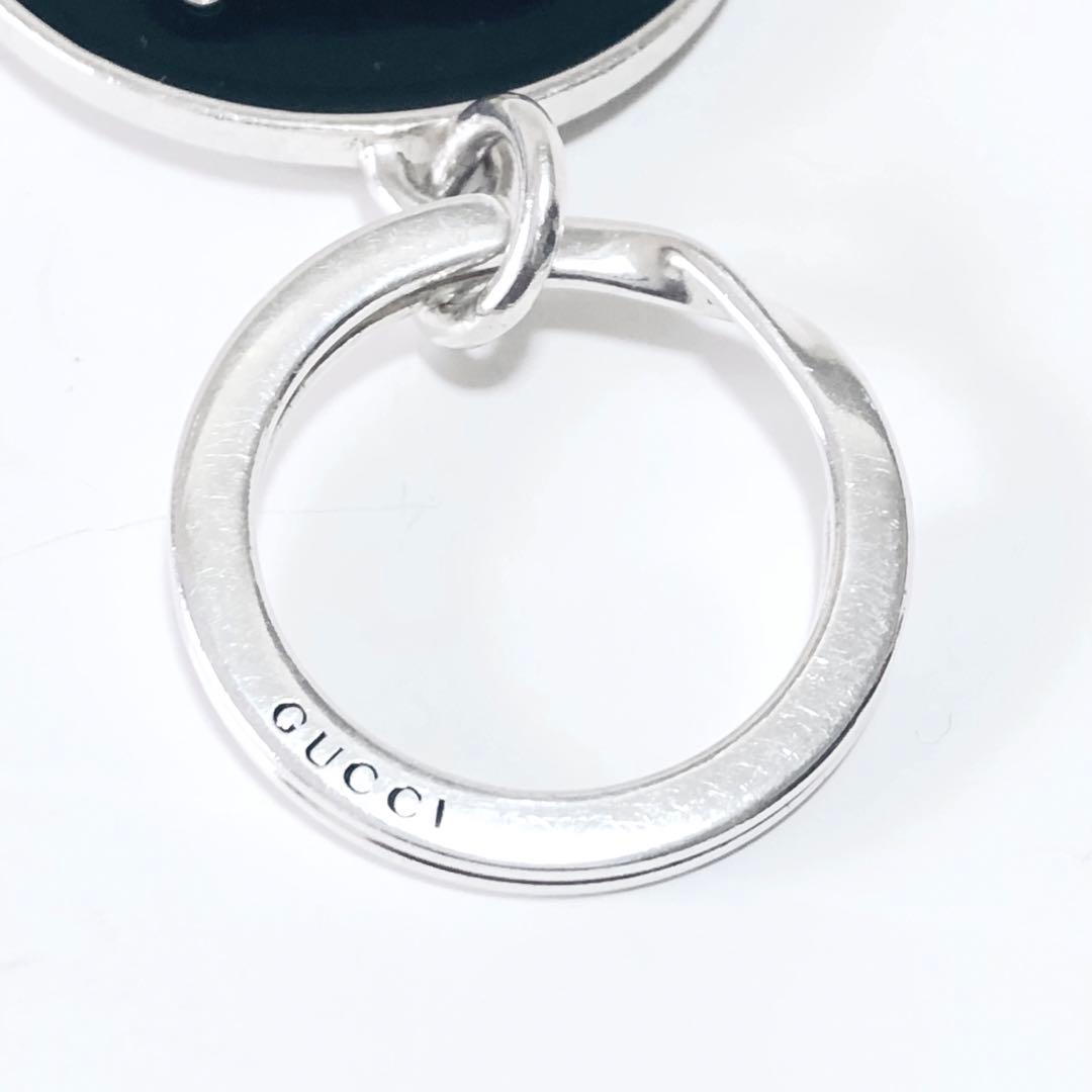 GUCCI ゴースト キーリング REAL LOGO M255036