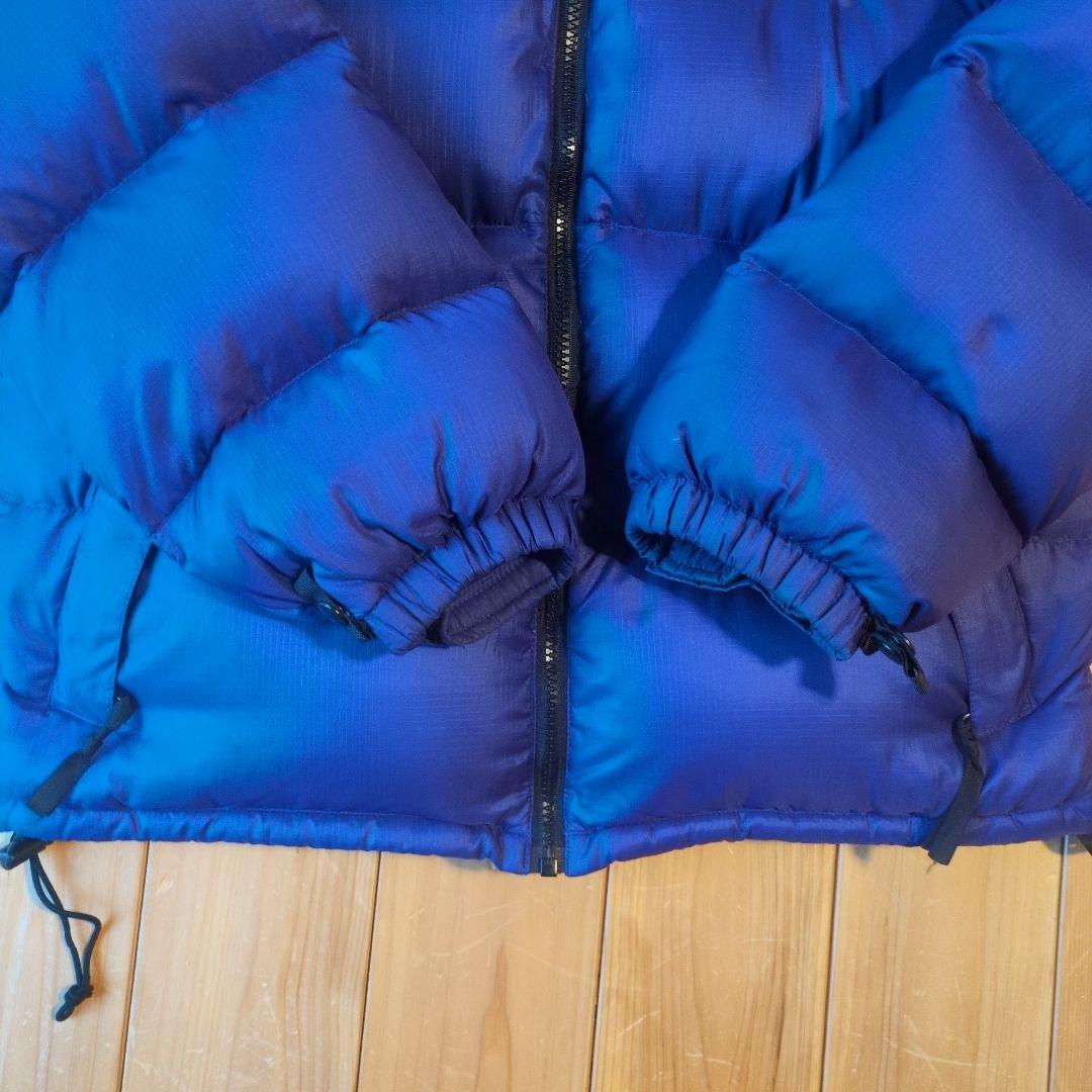 THE NORTH FACE ヌプシ　ダウンジャケット 黒/青　メンズМ相当
