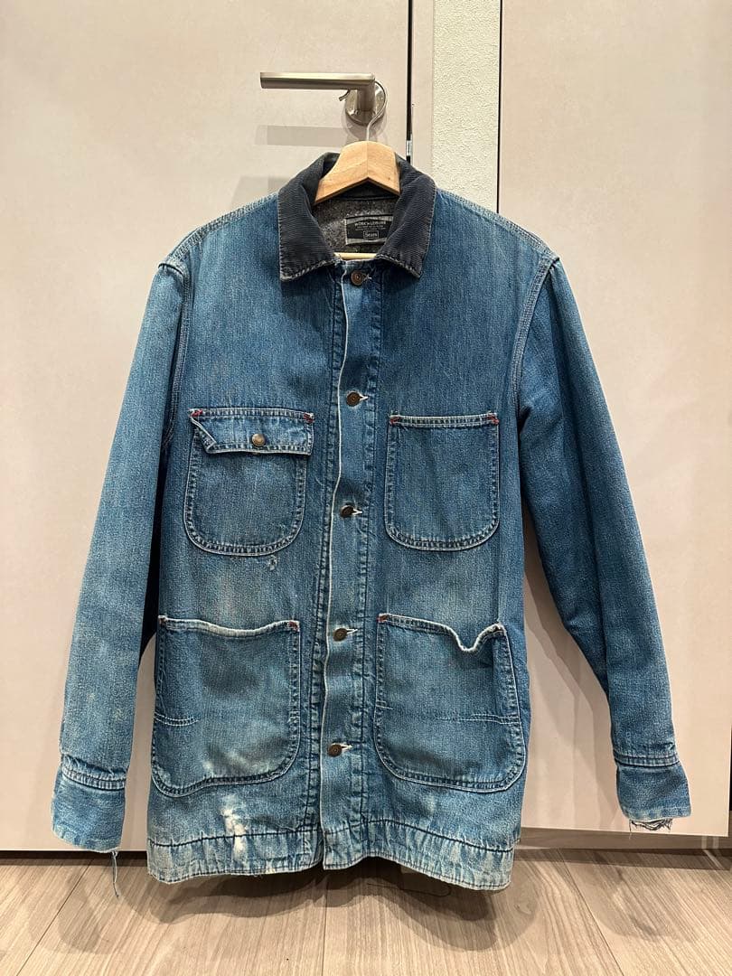 デニムブルー カバーオール