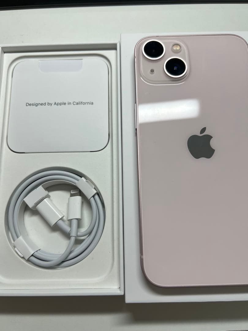 【美品】iPhone13 128GB ピンク87%
