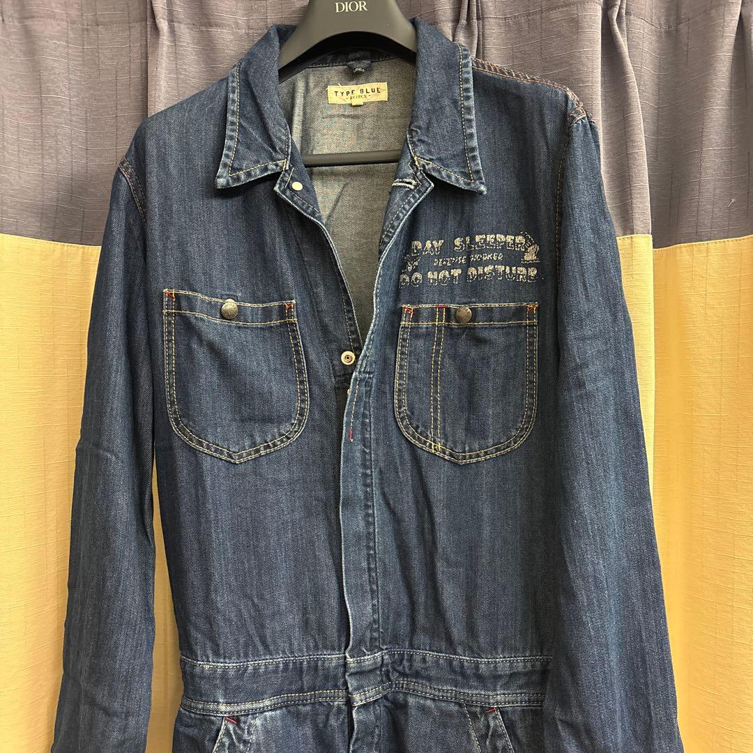 ⭐️AVIREX デニムオーバーオール　size M⭐️
