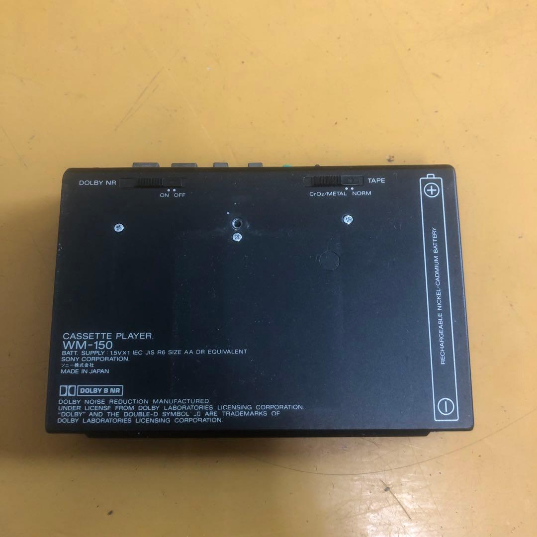 SONY WM-150 カセットプレーヤー 動作未確認 現状渡し