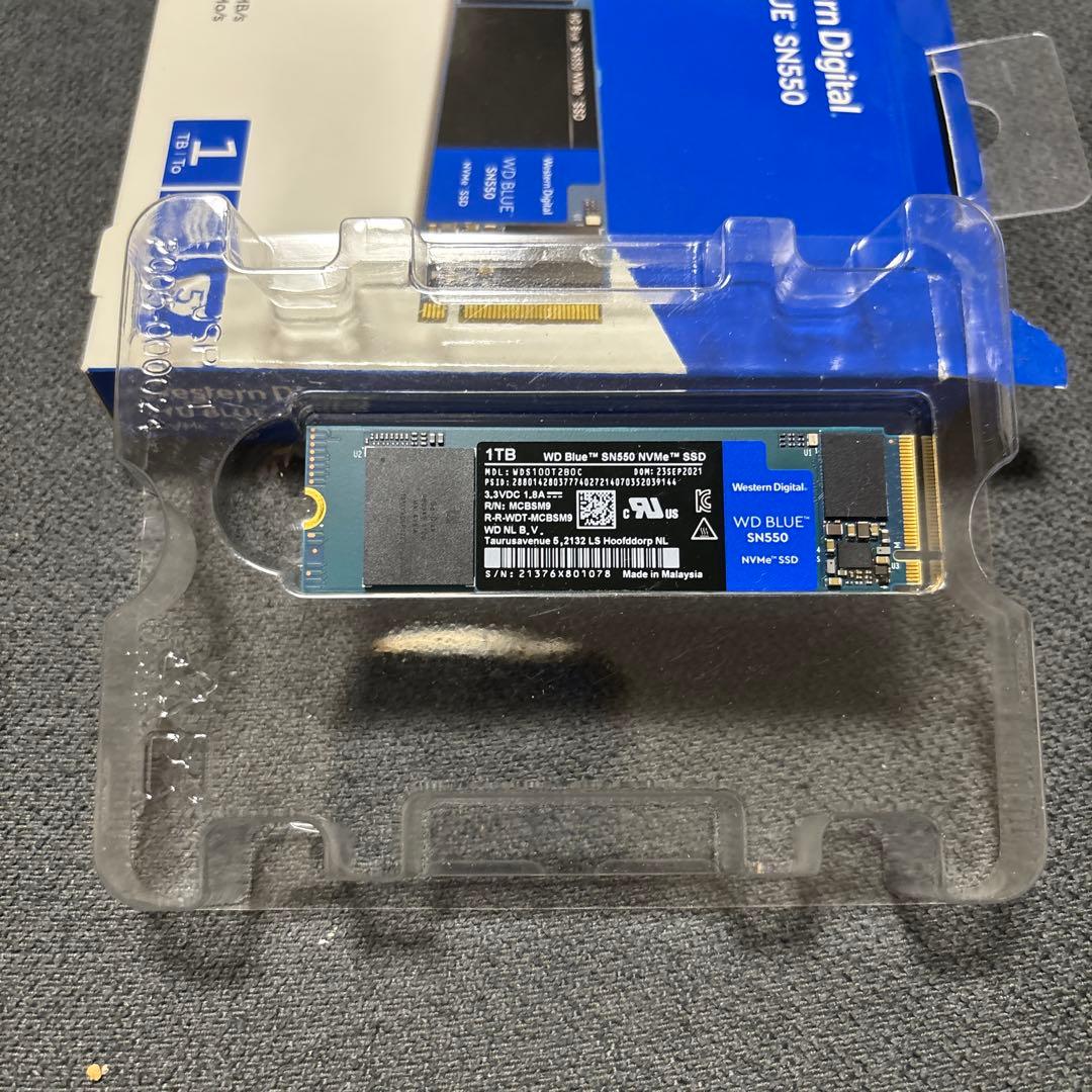 ウエスタンデジタル 内蔵SSD 1TB WD Blue SN550
