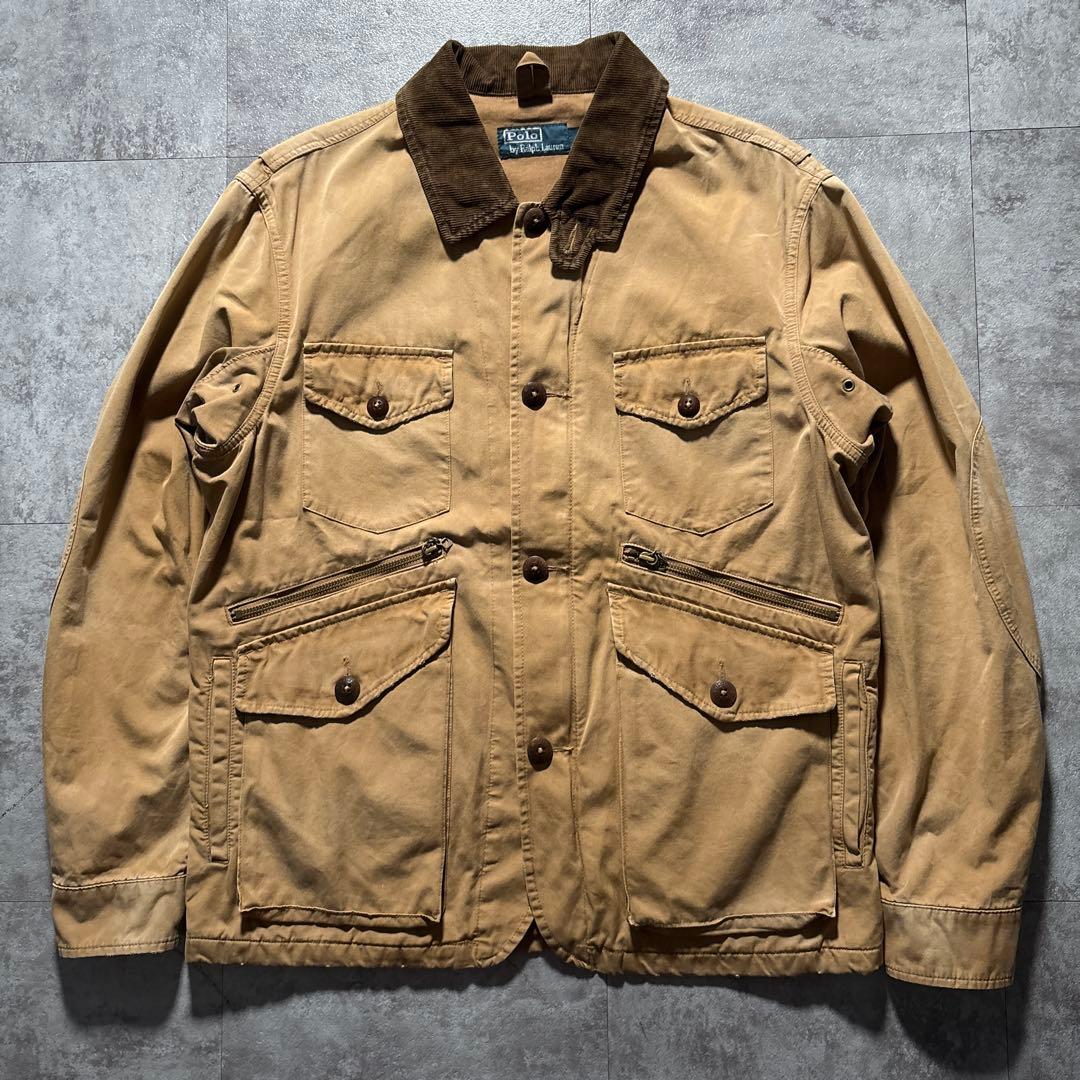 極美品❣️ ラルフローレン　襟コーズ　ハンティングジャケット　オールドラルフ