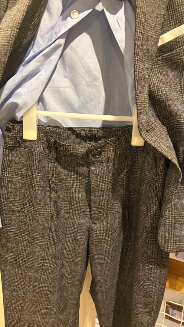 waltz by BEAMS DESIGN スーツ 蝶ネクタイ 灰色 130cm