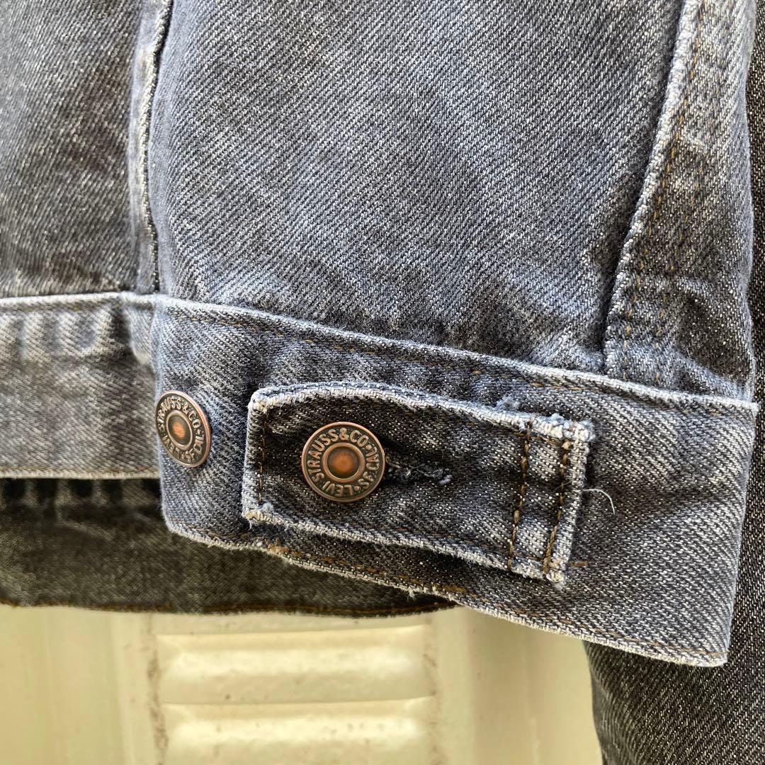 セール！！86s リーバイス 70506 デニムJKT 先染めブラック